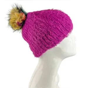 NWT (one NwoT) Jocelyn pom pom beanie Kids Jocelyn Pom Winter Hat – Turtle Fur® main image 3